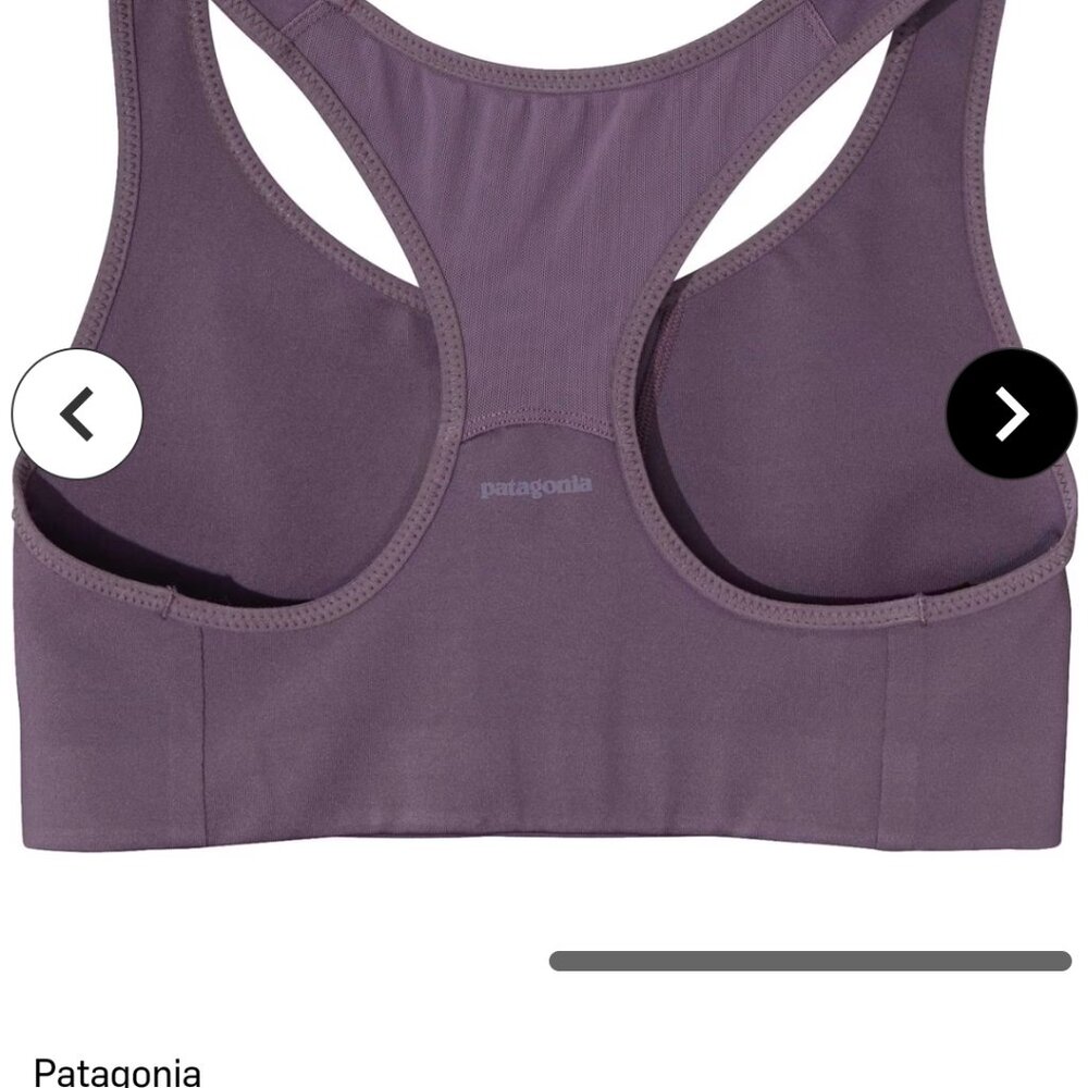Patagonia compression racerback sports bra mesh back